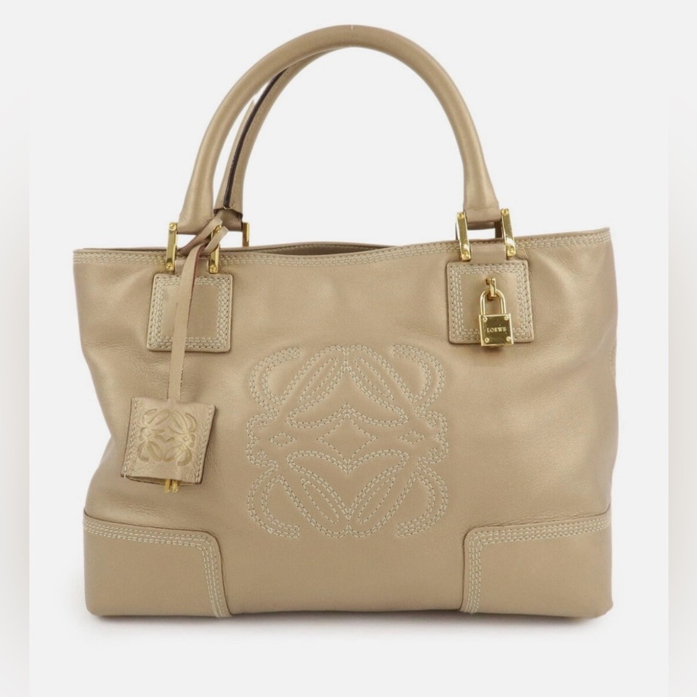 Loewe Fusta Cream Bag